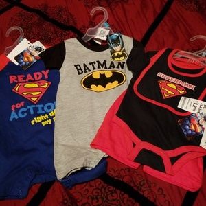 New 3 Super Heroes Onsies